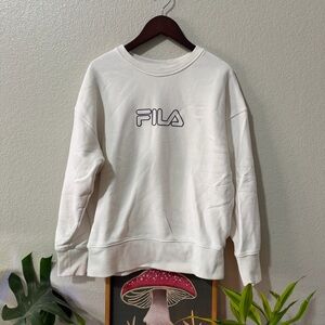 ✨4 for $15✨ FILA Women's Classic White Crew Neck Sweater